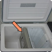 レジャー用ポータブル冷凍・冷蔵庫の温度制御